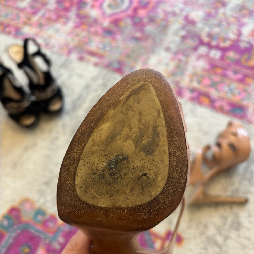 Dior Women's Brown Strappy Heels - Picture 5 of 6